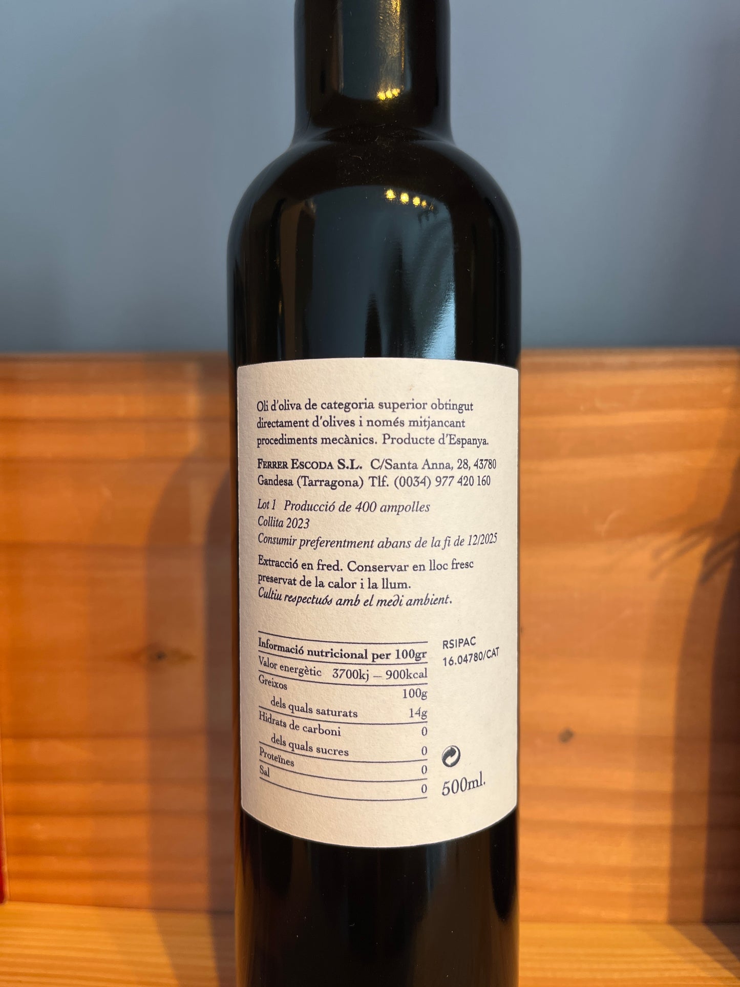 Bàrbara Forés - Aceite de Oliva Virgen Extra - Empeltre - Öl